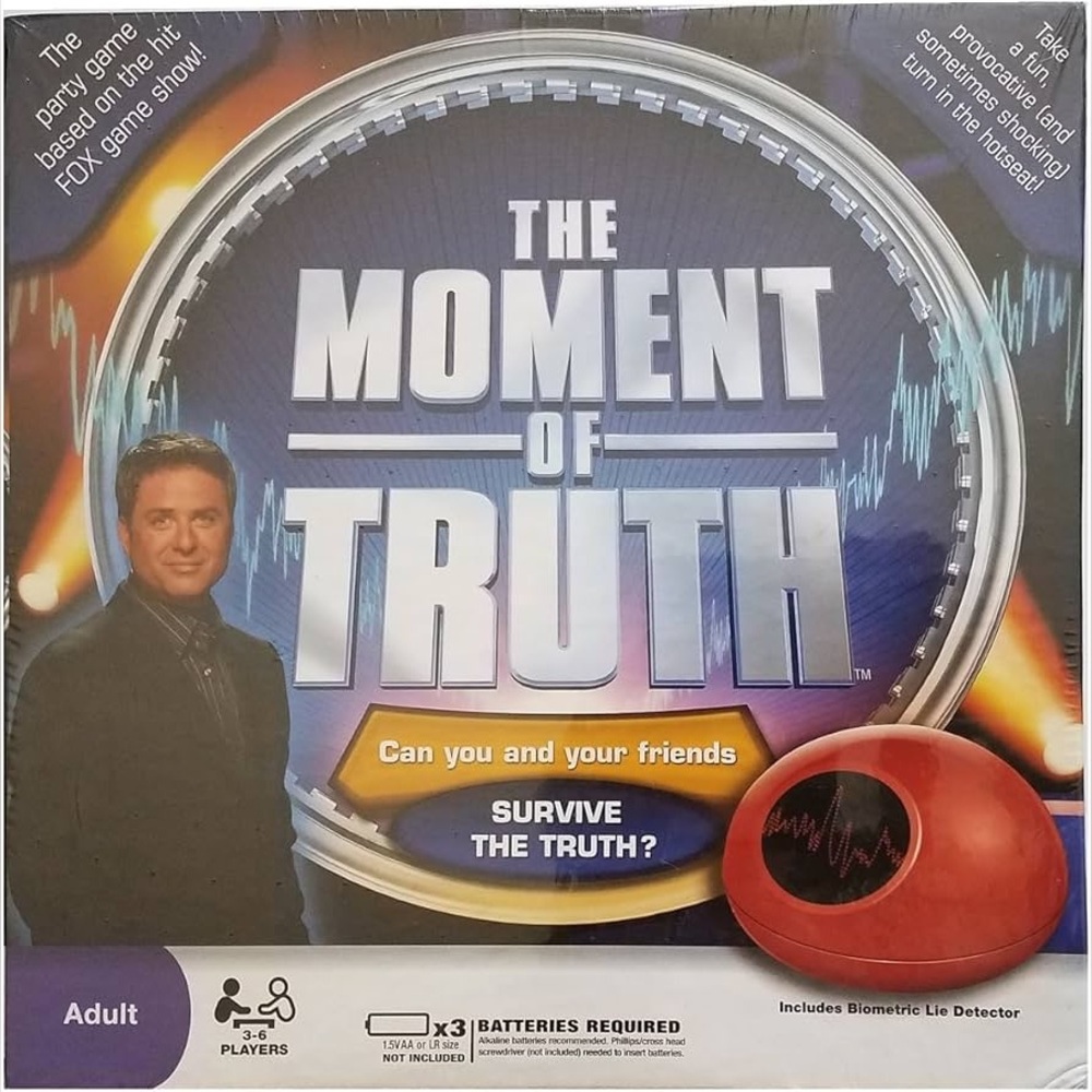 The Moment Of Truth Adult Party Game Factory Sealed New by Hasbro